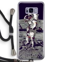 Spaceman: Samsung Galaxy S8 Transparant Hoesje met koord