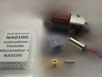 micromotor NA010G motor ombouwset Arnold Köf II, DB Köf III, DB BR 323, DB/Zürcher/Bentheimer BR 332, DB BR 335 ÖBB 0150, X130, X150, FS 213, SNCF YDE, SOB Tm 34, GKB 150