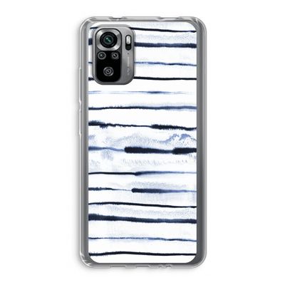 Ink Stripes: Xiaomi Redmi Note 10S Transparant Hoesje