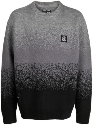 izzue pull à slogan brodé - Gris