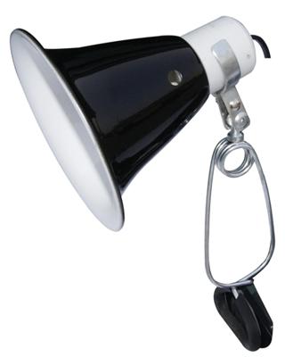 KOMODO BLACK DOME CLAMP LAMP FIXTURE