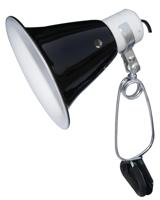 KOMODO BLACK DOME CLAMP LAMP FIXTURE
