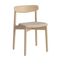 Bolia Merge eetkamerstoel Monza Beige wit gepigmenteerd geolied eiken