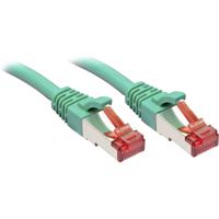 LINDY 47745 RJ45 Netwerkkabel, patchkabel CAT 6 S/FTP 0.30 m Groen Snagless 1 stuk(s) - thumbnail