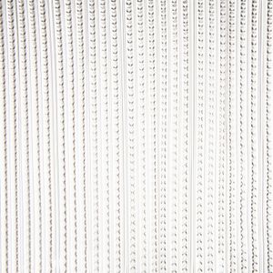 Vliegengordijn/deurgordijn grijs transparant 93 x 220 cm