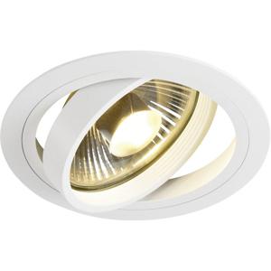 SLV 113540 New Tria 1 Inbouwlamp Halogeen, LED GU10 75 W Wit (mat)