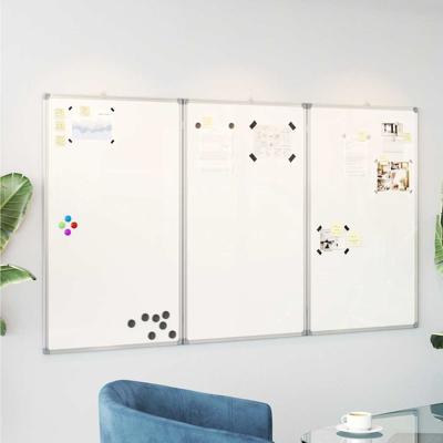 VidaXL Whiteboard magnetisch inklapbaar 180x100x1,7 cm aluminium