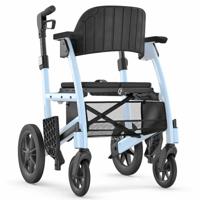 Prestige Rollator en Rolstoel in 1 | Kies uw kleur : Licht blauw | Triumph