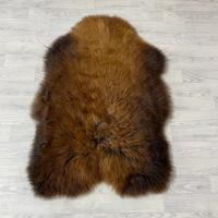 Schapenvacht Scandinavian bruin 120x80cm L