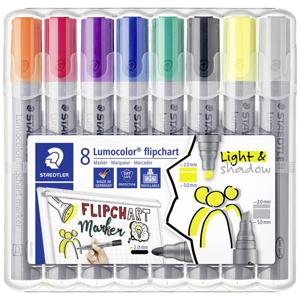 Staedtler 356 SWP8 Flipchartmarker Lumocolor® 356 Diverse kleuren 8 stuk(s)