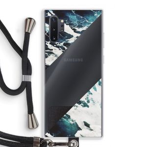 Golven: Samsung Galaxy Note 10 Plus Transparant Hoesje met koord