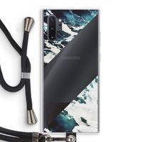 Golven: Samsung Galaxy Note 10 Plus Transparant Hoesje met koord
