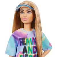 Mattel Fashionistas Doll 159 - Tie-Dye T-Shirt Dress pop - thumbnail