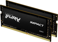 Kingston Technology FURY 64GB 3200MT/s DDR4 CL20 SODIMM (Kit of 2) Impact - thumbnail