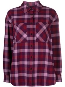 Woolrich chemise en flanelle à carreaux - Violet