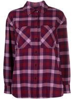 Woolrich chemise en flanelle à carreaux - Violet