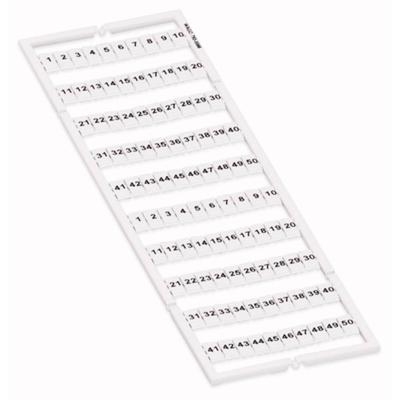 WAGO 793-5566 Markeringskaarten Wit 5 stuk(s)