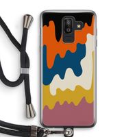 Baar A: Samsung Galaxy J8 (2018) Transparant Hoesje met koord