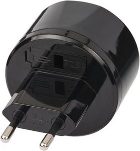 Brennenstuhl Travel Adapter USA => Euro with 2,5A fuse| per 5 - 1508500010