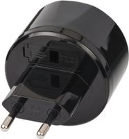 Brennenstuhl Travel Adapter USA => Euro with 2,5A fuse| per 5 - 1508500010 - thumbnail