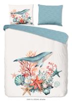 Good Morning Dekbedovertrek "maritiem/ zee thema" - Wit - (240x200/220 cm) - Katoen