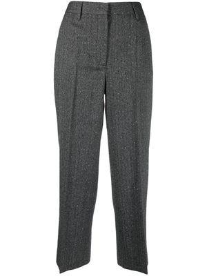 Prada Pre-Owned pantalon de tailleur court (années 2010) - Gris