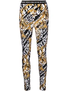 Versace Jeans Couture legging à motif baroque - Noir