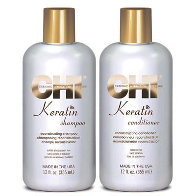 CHI Keratin Shampoo + Conditioner Set