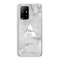 Ivory Marble: Oppo A95 5G Transparant Hoesje