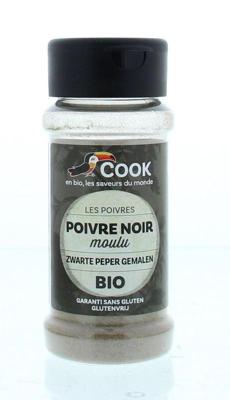 Cook Zwarte peper gemalen bio