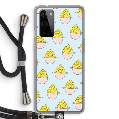 Citroenen: OnePlus 9 Pro Transparant Hoesje met koord