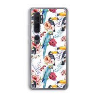 Bloemen tukan: Xiaomi Mi Note 10 Transparant Hoesje