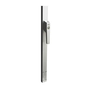 Intersteel Raamespagnolet afsluitbaar Rechts 1500mm met uitwisselbare cilinder aluminium