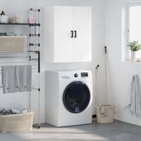 Wandkast 69,5x34x90 cm wit