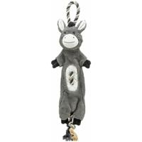 Knuffel voor honden Trixie Polyester Pluche Katoen Ezel 66 cm - thumbnail