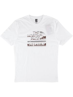 Supreme x The North Face t-shirt à logo - Blanc