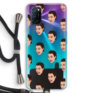 Ugly Cry Call: Oppo A52 Transparant Hoesje met koord