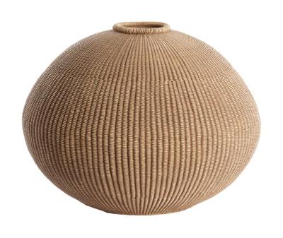 Light & Living Vaas 'Valerie' 27cm, kleur Lichtbruin