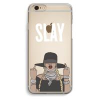 Slay All Day: iPhone 6 / 6S Transparant Hoesje