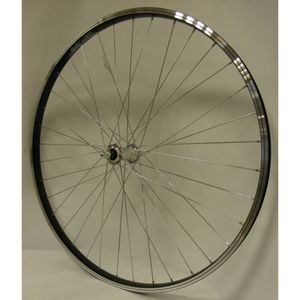 Voorwiel 28-15/8-13/8 622 hybride alu velg zwart