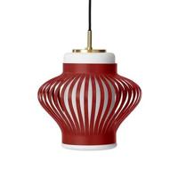 Warm Nordic Opal Lamella hanglamp Ø26 red grape