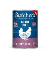 BUTCHER'S Original Recept in gelei kip - nat hondenvoer - 400g