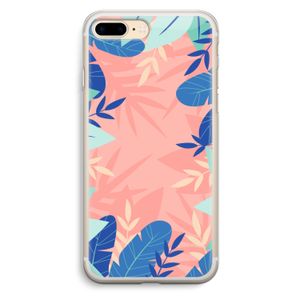 Tropisch: iPhone 7 Plus Transparant Hoesje