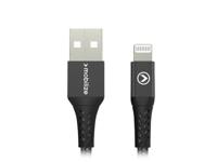Mobilize Mobilize Strong Nylon Cable USB to Apple MFi Lightning 20cm. 12W Black