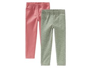 lupilu Peuters meisjes leggings (110/116, Groen/roze)