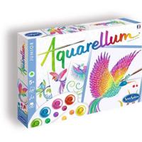 Aquarel schilderij - SENTOSPHERE - Aquarellum Junior - Paradijsvogels - 5 kleuren - Omlijnd op perkamentpapier - Vanaf 6 jaar