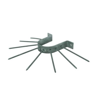 Regenpijpbeschermers - 1x - anti klimbeugels voor regenpijpen - 10,5 cm - metaal