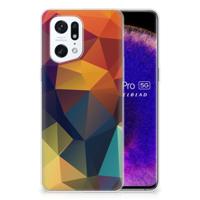 OPPO Find X5 Pro | TPU Hoesje | Polygon Color OPPO Find X5 Pro | TPU Hoesje | Polygon Color