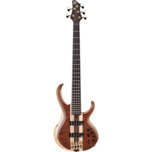 Ibanez BTB1835 Premium Natural Shadow Low Gloss 5-snarige elektrische basgitaar met gigbag