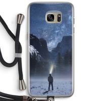 Wanderlust: Samsung Galaxy S7 Edge Transparant Hoesje met koord